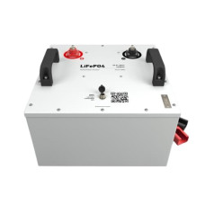 Літій-залізо-фосфатний акумулятор LiFePO4 25.6V 100Ah (2560Wh) Smart BMS (Металевий корпус)