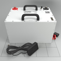 Літій-залізо-фосфатний акумулятор LiFePO4 25.6V 230Ah (5880Wh) Smart BMS (Металевий корпус)