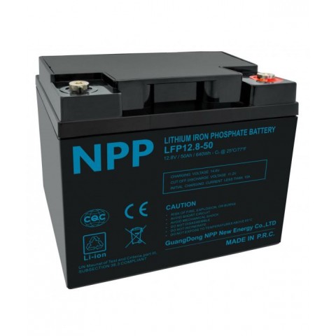 LiFePO4 літієвий акумулятор NPP 12.8V – 50Ah
