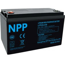 LiFePO4 літієвий акумулятор NPP 25.6V – 50Ah